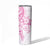 Pink Polynesian Pattern With Plumeria Flowers Skinny Tumbler