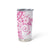 Pink Polynesian Pattern With Plumeria Flowers Tumbler Cup