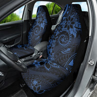 Polynesian Sunset Plumeria Car Seat Cover Navy Polynesian Tattoo
