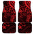 Polynesian Sunset Plumeria Car Mats Red Polynesian Tattoo