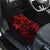 Polynesian Sunset Plumeria Car Mats Red Polynesian Tattoo