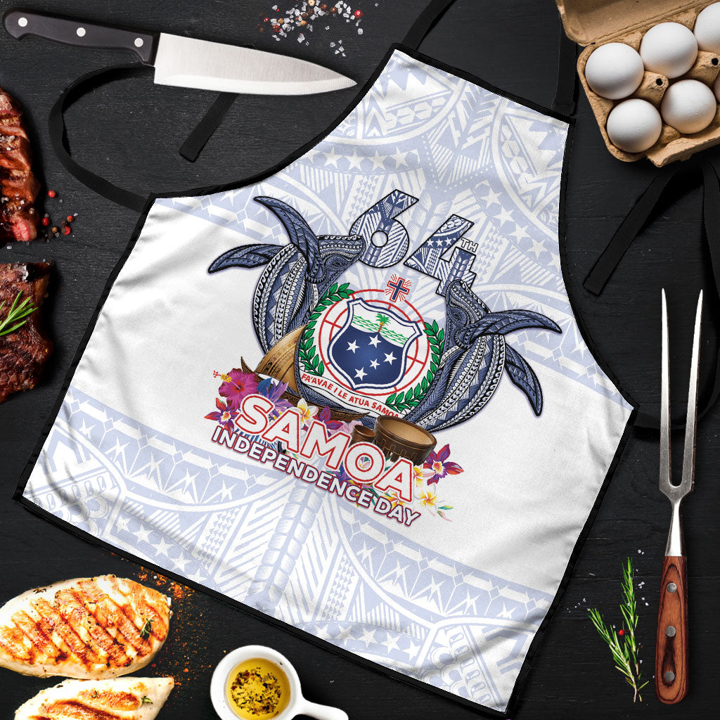 Samoa Independence Day Apron Samoa United For A New Beginning LT05 White - Polynesian Pride