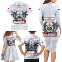 Samoa Independence Day Family Matching Long Sleeve Bodycon Dress and Hawaiian Shirt Samoa United For A New Beginning LT05 - Polynesian Pride