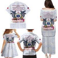 Samoa Independence Day Family Matching Puletasi and Hawaiian Shirt Samoa United For A New Beginning