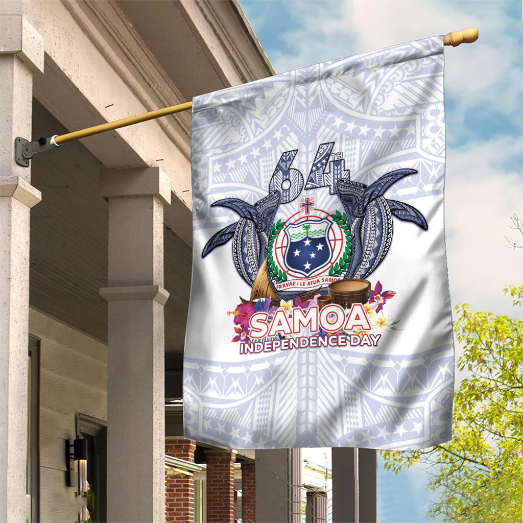 Samoa Independence Day Garden Flag Samoa United For A New Beginning LT05 House Flag White - Polynesian Pride