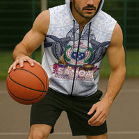 Samoa Independence Day Sleeveless Zip Hoodie Samoa United For A New Beginning