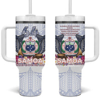 Samoa Independence Day Tumbler With Handle Samoa United For A New Beginning
