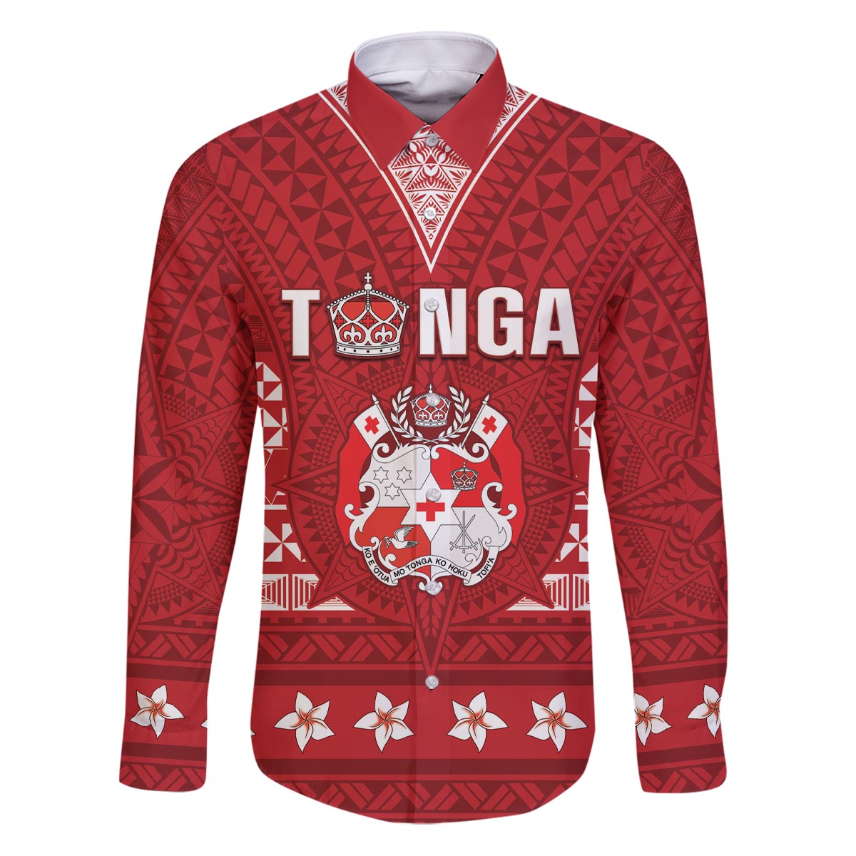 Tonga King Tupou VI Day Family Matching Puletasi and Hawaiian Shirt Traditional Tongan Kupesi Pattern