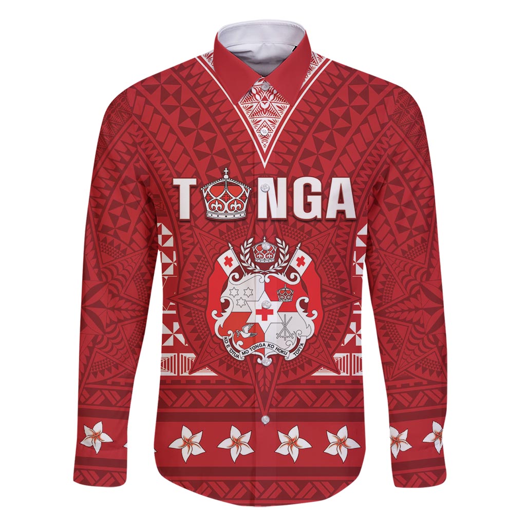 Tonga King Tupou VI Day Family Matching Tank Maxi Dress and Hawaiian Shirt Traditional Tongan Kupesi Pattern