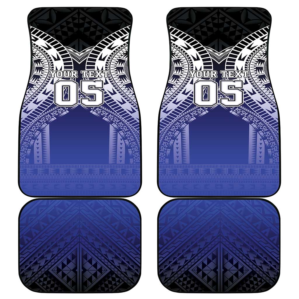 Fiji Drua Car Mats Fijian Tapa Pattern LT05 - Polynesian Pride