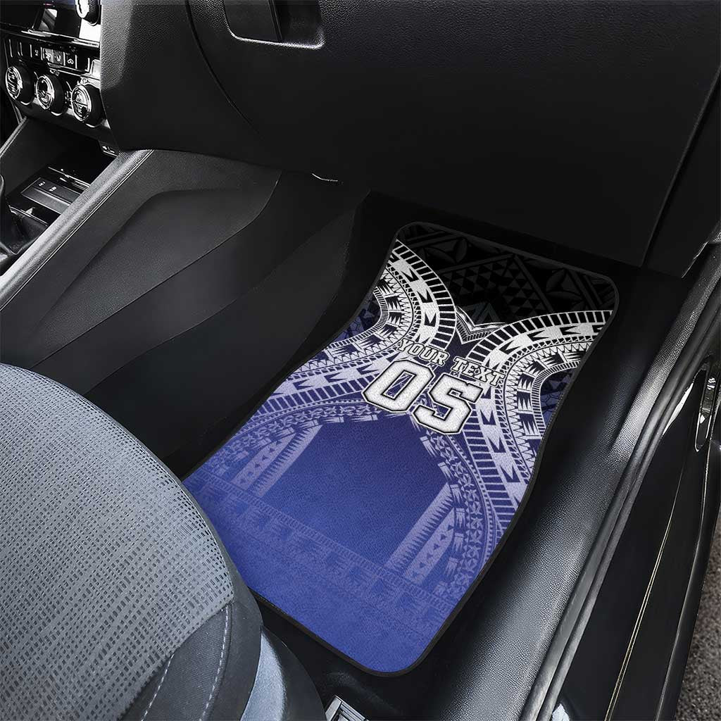 Fiji Drua Car Mats Fijian Tapa Pattern LT05 - Polynesian Pride