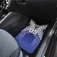 Fiji Drua Car Mats Fijian Tapa Pattern LT05 - Polynesian Pride