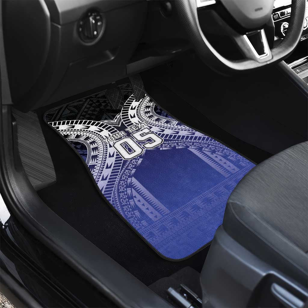 Fiji Drua Car Mats Fijian Tapa Pattern LT05 - Polynesian Pride