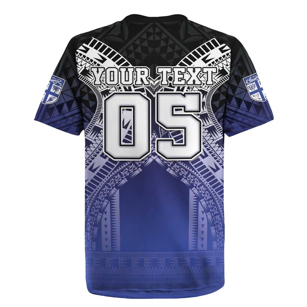 Custom Fiji Drua Rugby Jersey Fijian Tapa Pattern LT05 - Polynesian Pride