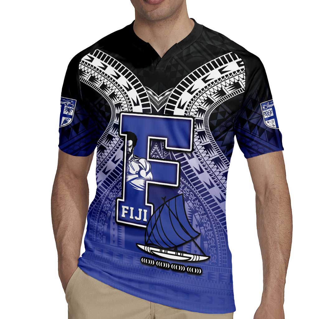 Custom Fiji Drua Rugby Jersey Fijian Tapa Pattern LT05 - Polynesian Pride