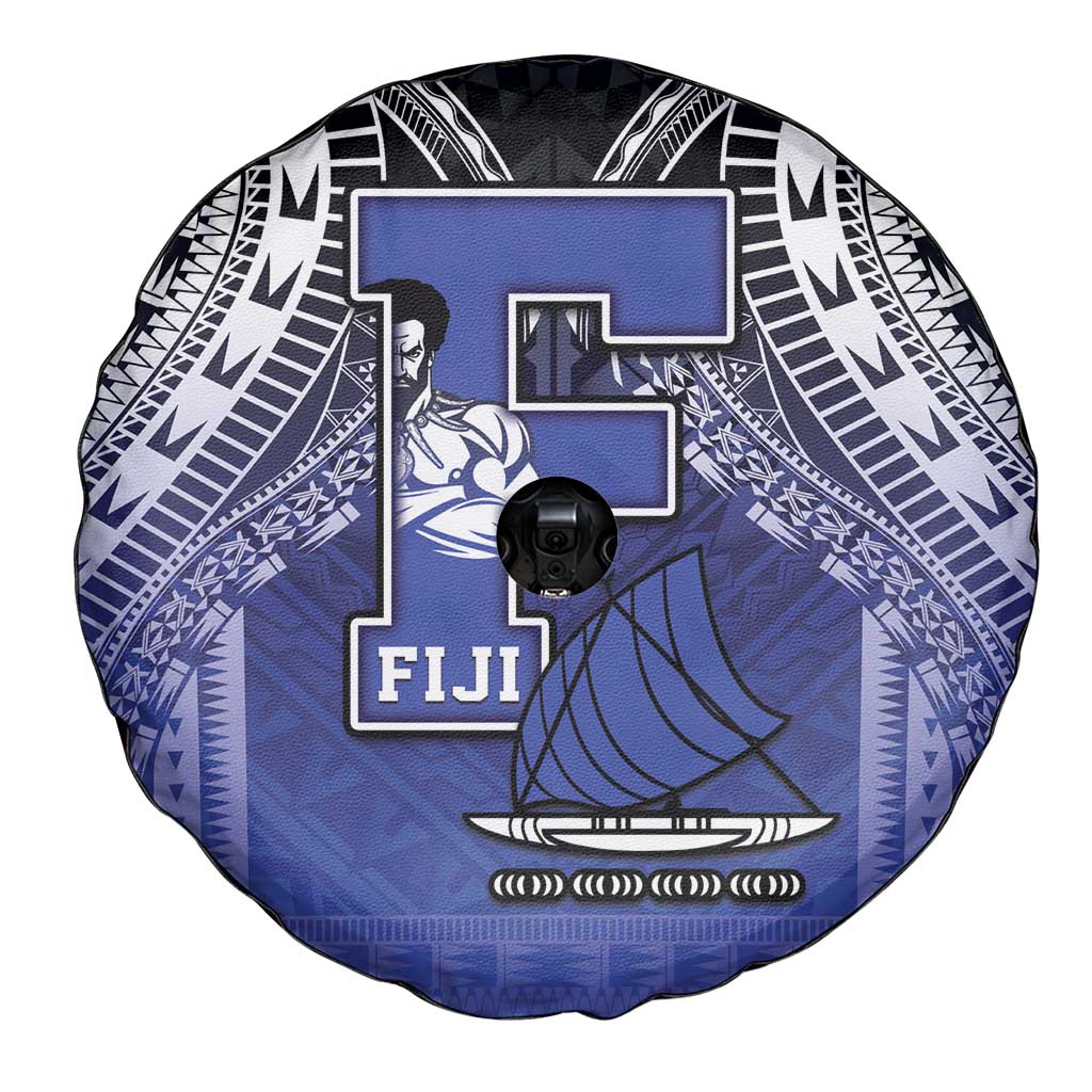 Fiji Drua Spare Tire Cover Fijian Tapa Pattern LT05 - Polynesian Pride