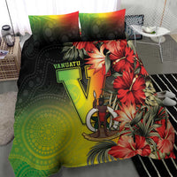 Aboriginal Dot Art Vanuatu Bedding Set Tropical Flowers LT05 - Polynesian Pride