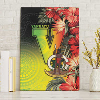 Aboriginal Dot Art Vanuatu Canvas Wall Art Tropical Flowers LT05 Without Frame Reggae - Polynesian Pride