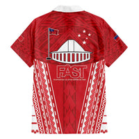 Samoa FAST Family Matching Long Sleeve Bodycon Dress and Hawaiian Shirt Forever Proud Samoan Tribal Pattern - Polynesian Pride