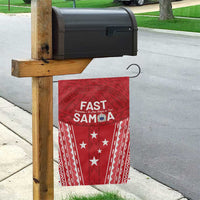 Samoa FAST Garden Flag Forever Proud Samoan Tribal Pattern - Polynesian Pride