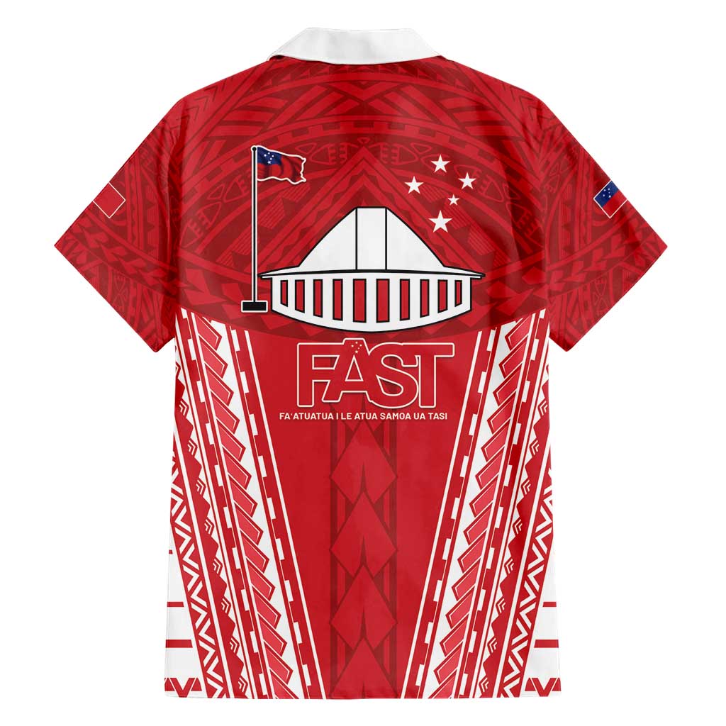 Samoa FAST Hawaiian Shirt Forever Proud Samoan Tribal Pattern - Polynesian Pride