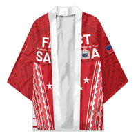 Samoa FAST Kimono Forever Proud Samoan Tribal Pattern LT05 Unisex Red - Polynesian Pride