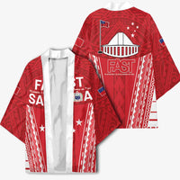 Samoa FAST Kimono Forever Proud Samoan Tribal Pattern LT05 - Polynesian Pride