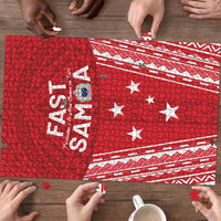 Samoa FAST Puzzle Forever Proud Samoan Tribal Pattern - Polynesian Pride