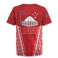 Samoa FAST Rugby Jersey Forever Proud Samoan Tribal Pattern - Polynesian Pride