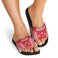 Samoa FAST Slide Sandals Forever Proud Samoan Tribal Pattern LT05 - Polynesian Pride