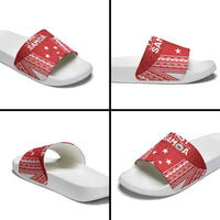 Samoa FAST Slide Sandals Forever Proud Samoan Tribal Pattern LT05 - Polynesian Pride