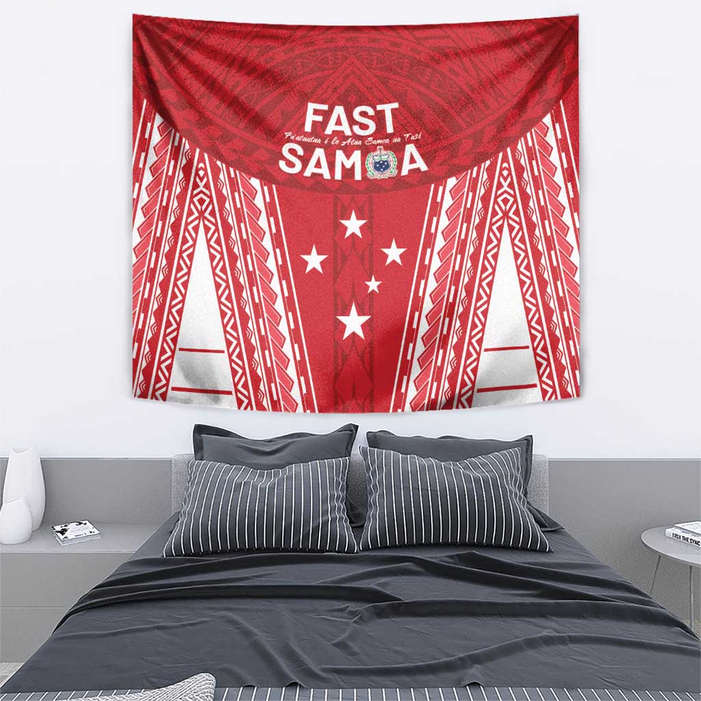 Samoa FAST Tapestry Forever Proud Samoan Tribal Pattern LT05 - Polynesian Pride
