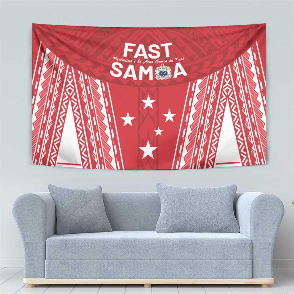 Samoa FAST Tapestry Forever Proud Samoan Tribal Pattern LT05 - Polynesian Pride