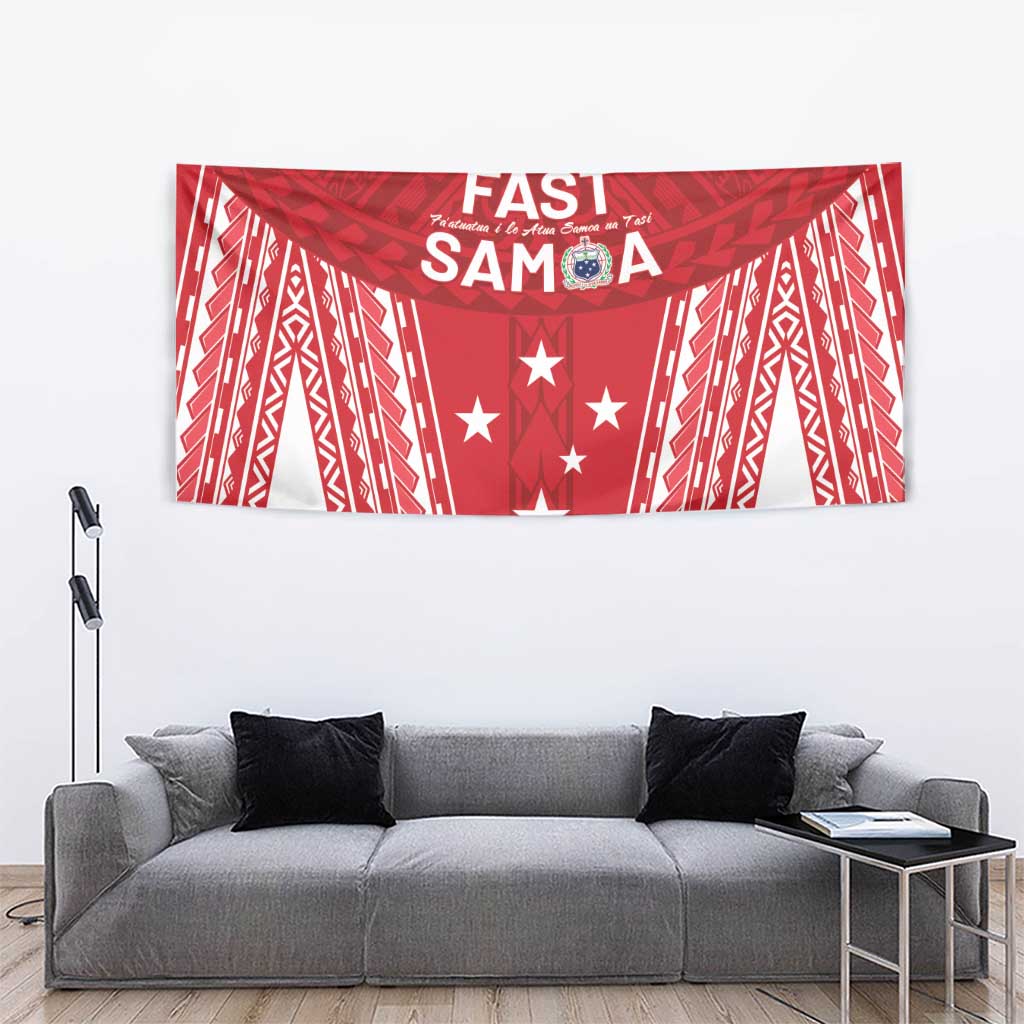 Samoa FAST Tapestry Forever Proud Samoan Tribal Pattern LT05 - Polynesian Pride