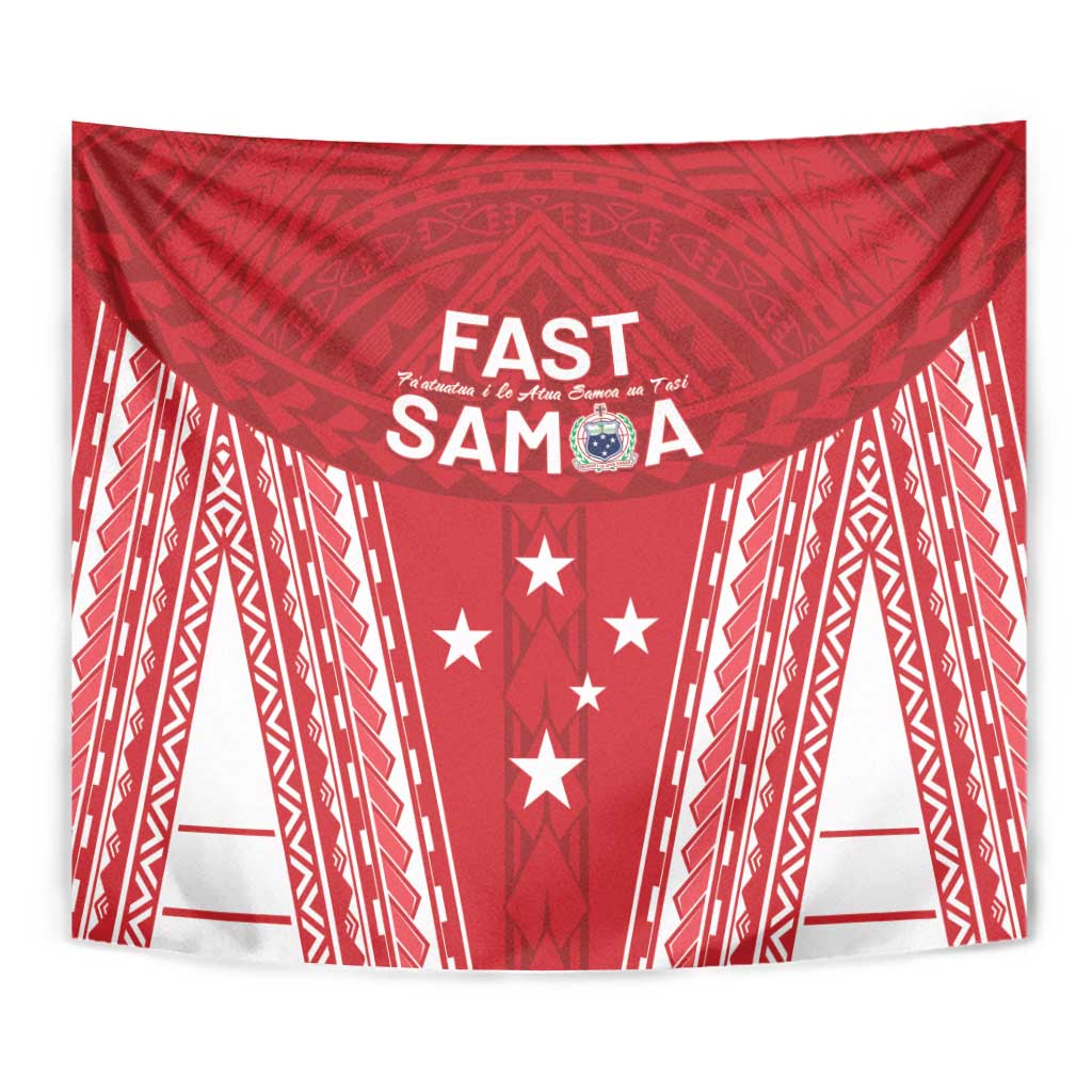 Samoa FAST Tapestry Forever Proud Samoan Tribal Pattern LT05 - Polynesian Pride