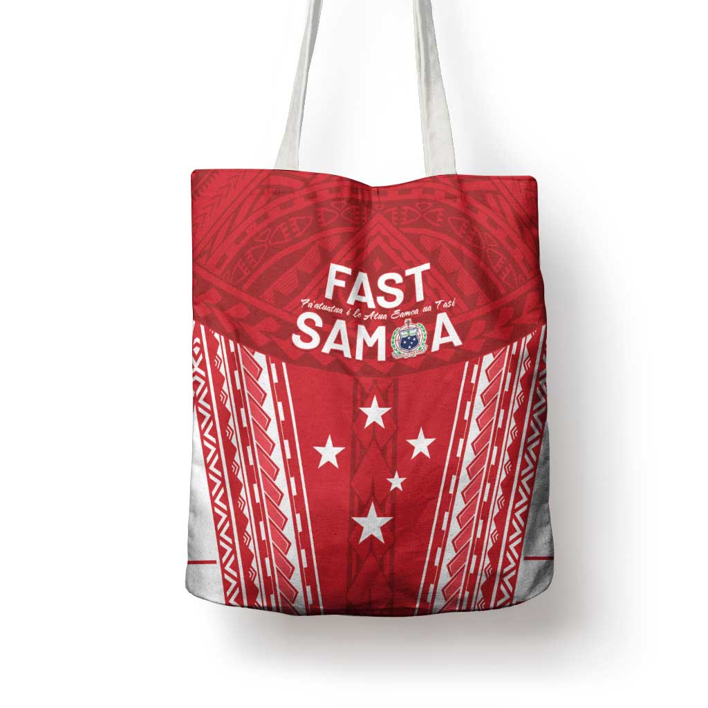 Samoa FAST Tote Bag Forever Proud Samoan Tribal Pattern LT05 - Polynesian Pride