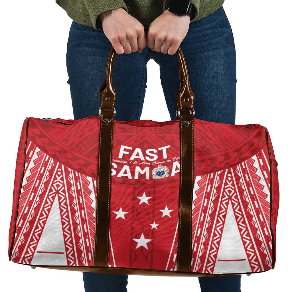 Samoa FAST Travel Bag Forever Proud Samoan Tribal Pattern - Polynesian Pride