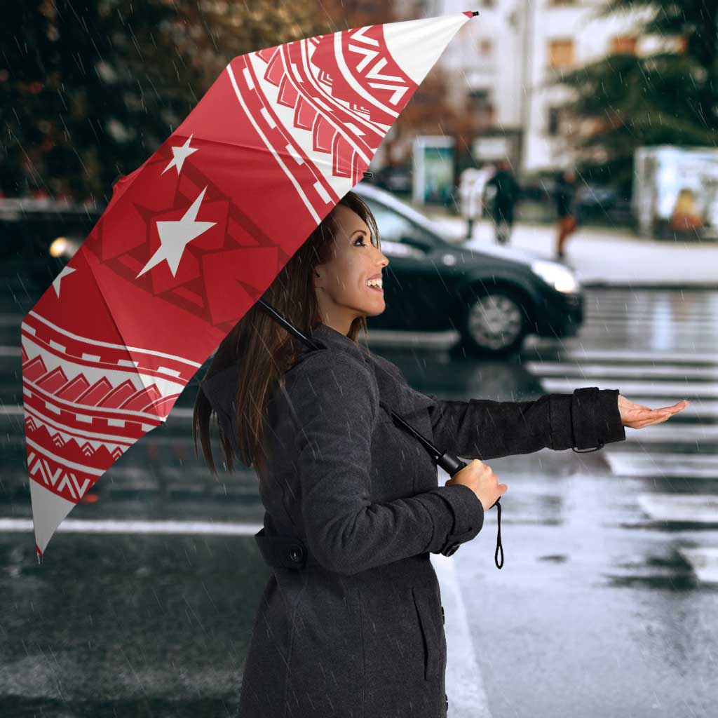 Samoa FAST Umbrella Forever Proud Samoan Tribal Pattern LT05 - Polynesian Pride
