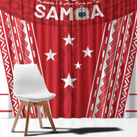 Samoa FAST Window Curtain Forever Proud Samoan Tribal Pattern LT05 - Polynesian Pride