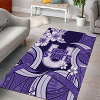 Utah State Polynesian Heritage Area Rug Floral Tribal Pattern Tropical Flowers LT05 - Polynesian Pride