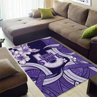 Utah State Polynesian Heritage Area Rug Floral Tribal Pattern Tropical Flowers LT05 - Polynesian Pride
