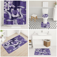 Utah State Polynesian Heritage Bathroom Set Floral Tribal Pattern Tropical Flowers LT05 - Polynesian Pride