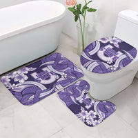 Utah State Polynesian Heritage Bathroom Set Floral Tribal Pattern Tropical Flowers LT05 - Polynesian Pride