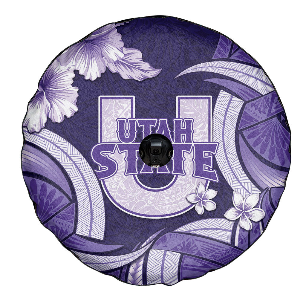 Utah State Polynesian Heritage Spare Tire Cover Floral Tribal Pattern Tropical Flowers LT05 - Polynesian Pride