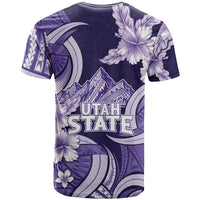 Utah State Polynesian Heritage T Shirt Floral Tribal Pattern Tropical Flowers LT05 - Polynesian Pride