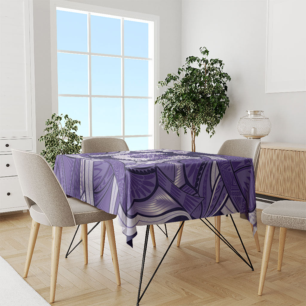 Utah State Polynesian Heritage Tablecloth Floral Tribal Pattern Tropical Flowers LT05 - Polynesian Pride