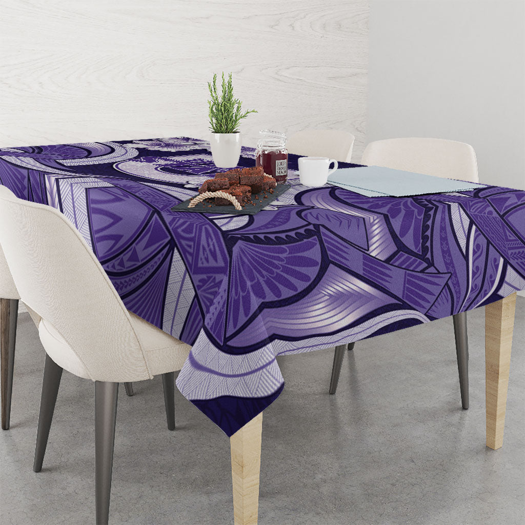 Utah State Polynesian Heritage Tablecloth Floral Tribal Pattern Tropical Flowers LT05 - Polynesian Pride