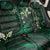 Hawaii Makahiki Season Back Car Seat Cover Floral Tribal Tattoo Green Galaxy