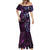 Hawaii Makahiki Season Mermaid Dress Floral Tribal Tattoo Purple Galaxy