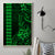 Hawaii Hauoli Makahiki Hou Canvas Wall Art Lono Hawaiian God Kakau Polynesian Tribal Green LT05 - Polynesian Pride